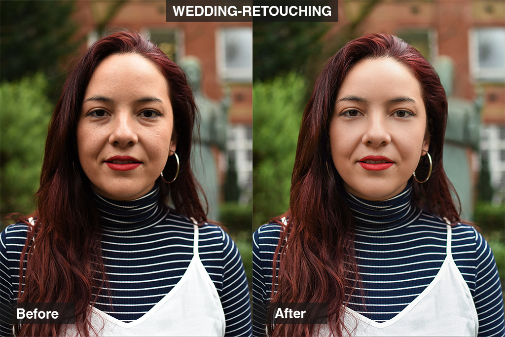 Our sample photo retouched by Wedding-Retouching.com
