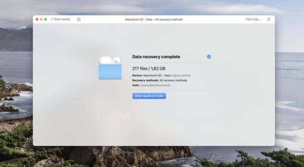 data recovery mac os