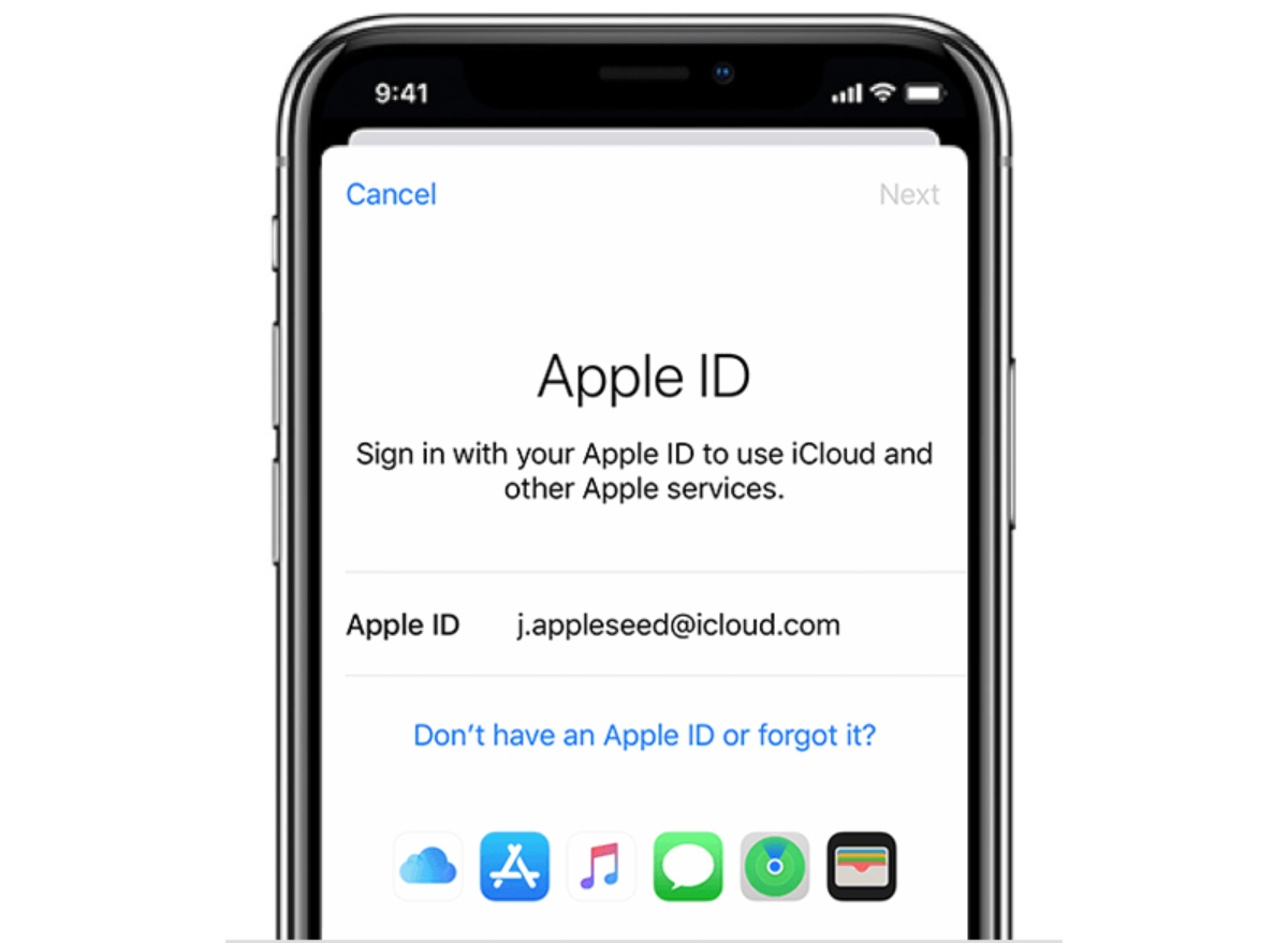Найти iphone по apple id. Идентификатор Apple ID как выглядит. Как выглядит ИД айфона. Что такое Apple ID на айфоне. Apple ID В айфоне 10.