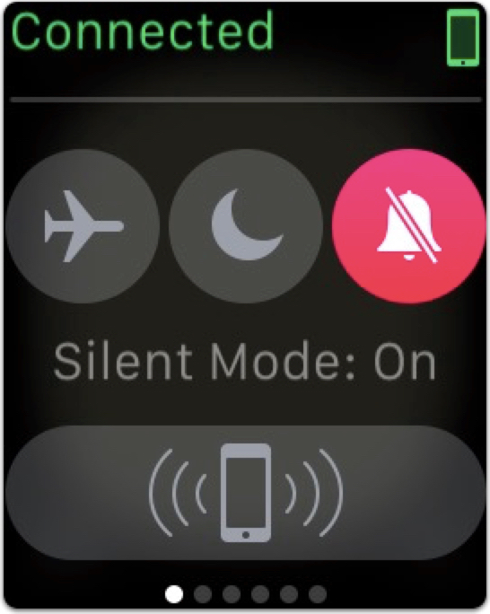 What is apple watch silent online mode