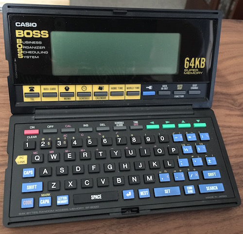 Casio SF 8000 B.O.S.S. Business Organizer Scheduling System 