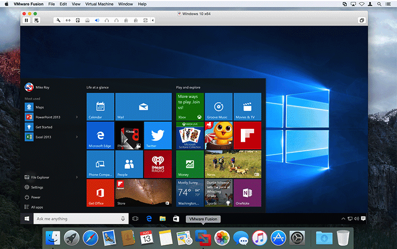 vmware windows for mac