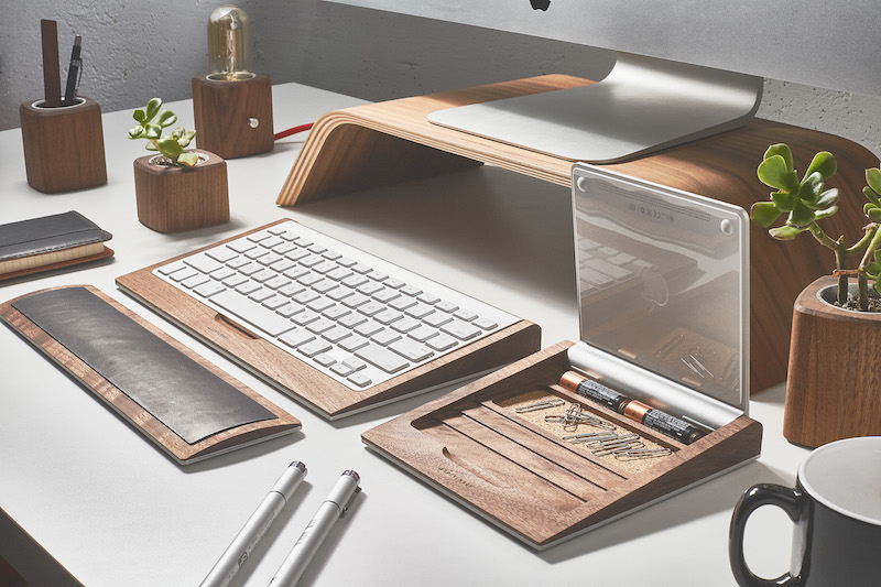 柔らかな質感の Grovemade ウォルナット tray trackpad apple その他 