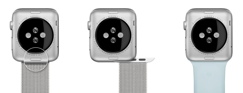 Apple watch best sale 3 remove band