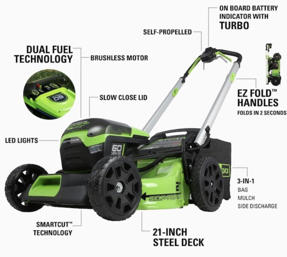 Greenworks Pro 21-inch battery powered mower is a cut above (sorry